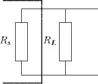 Schema equivalent: Rs est en parallele avec RL